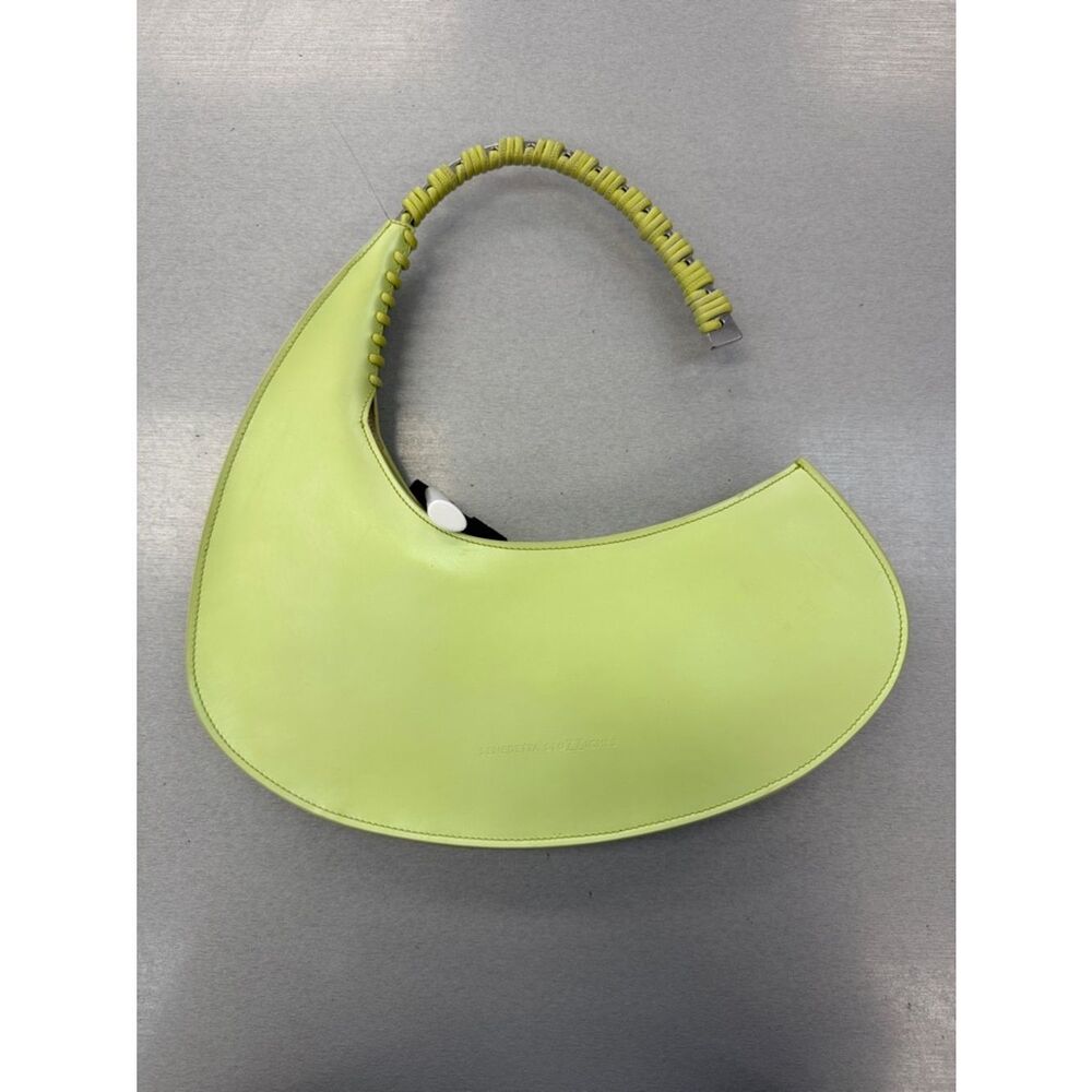 Benedetta Bruzziches Lime Crescent Shoulder Bag by (unknown)